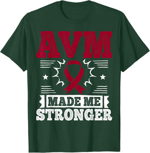 Arteriovenous Malformation Burgundy Ribbon T-Shirt - T-Shirt | Forest