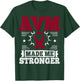Arteriovenous Malformation Burgundy Ribbon T-Shirt - T-Shirt | Forest