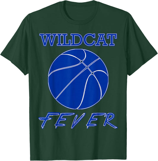 Wildcat Fever Basketball Wildcats T-Shirt - T-Shirt | Forest