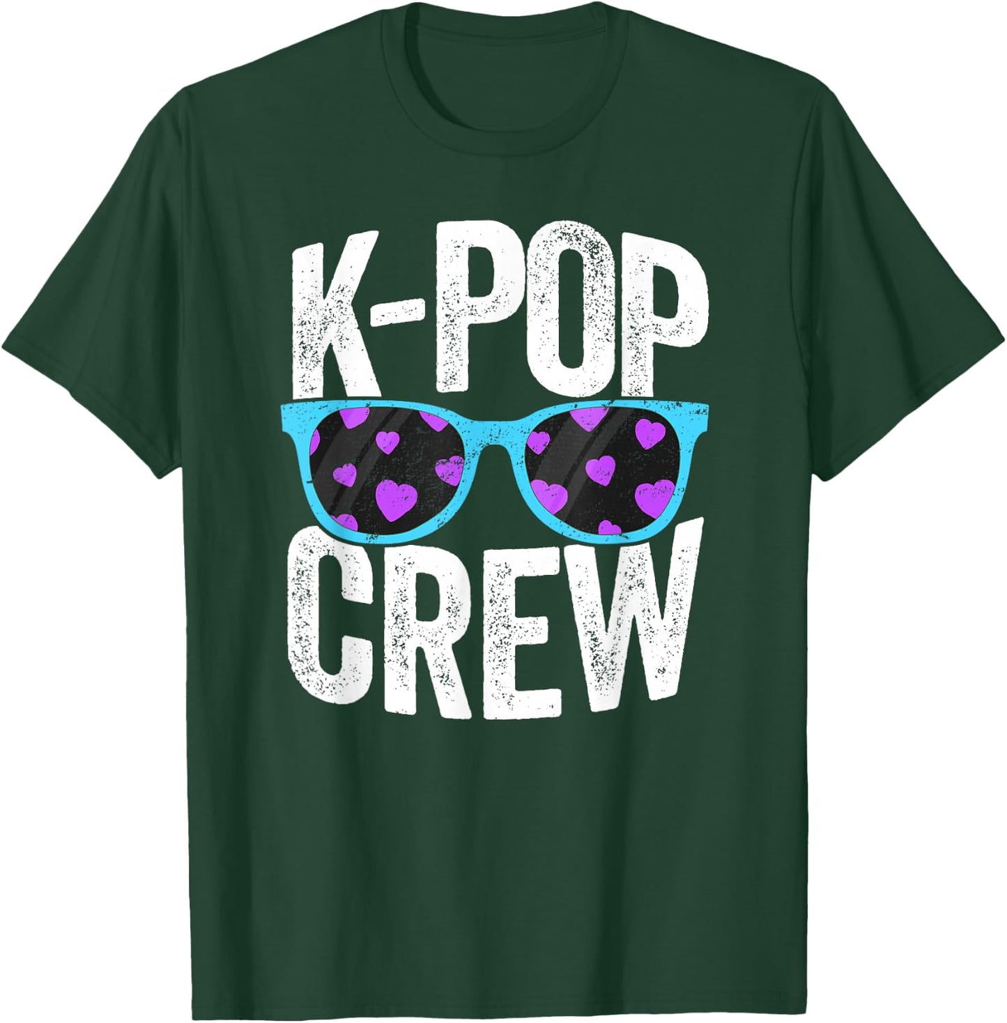 K-Pop Crew K-Pop Korean Korea Boy Band Group Merch T-Shirt - T-Shirt | Forest