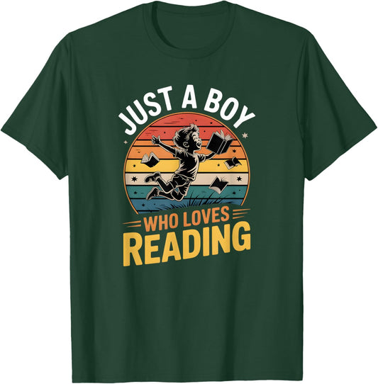 Boys Reading T-Shirt - T-Shirt | Forest