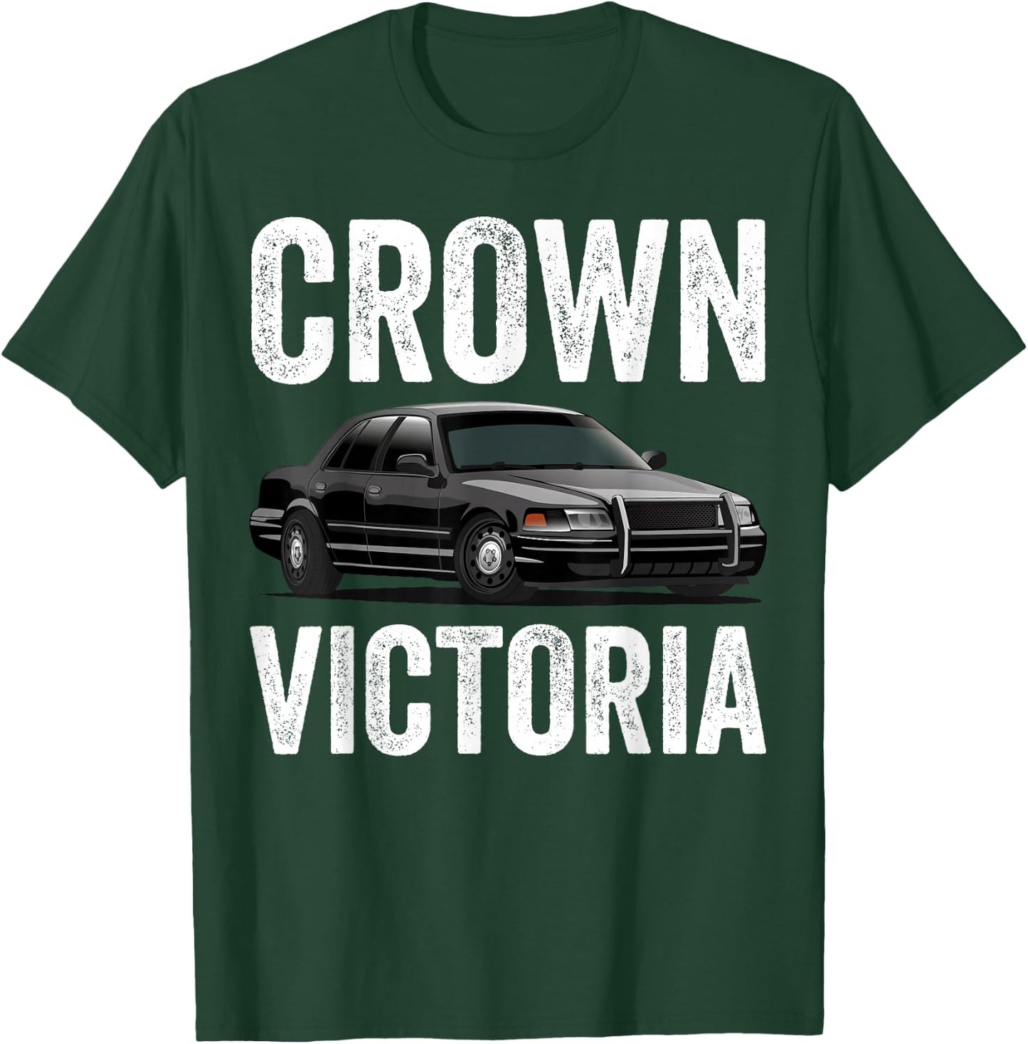 Crown Victoria P71 Cop Car T-Shirt - T-Shirt | Forest