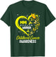 Mimi Of A Warrior Gold Heart Childhood Cancer Awareness T-Shirt - T-Shirt | Forest