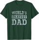 Vintage World's Okayest Dad T-Shirt - T-Shirt | Forest