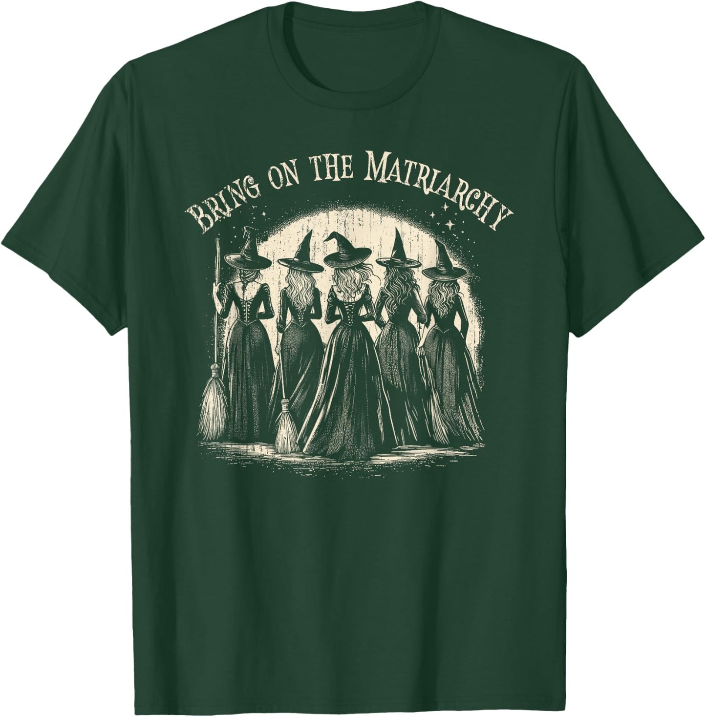 Cute BRING ON THE MATRIARCHY Halloween Kamala Wicked Vote T-Shirt - T-Shirt | Forest