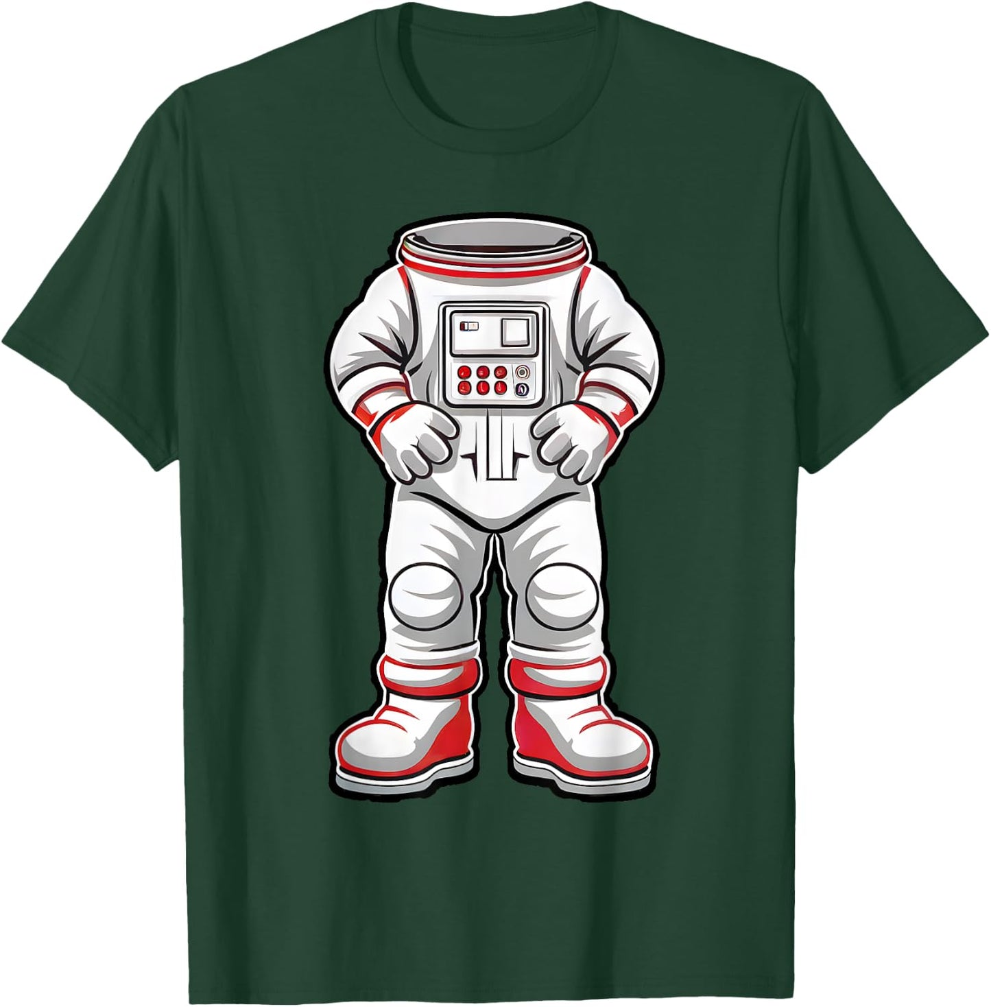 Astronaut Costume Cosplay Halloween Kids Birthday Space T-Shirt - T-Shirt | Forest