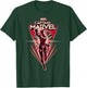 Marvel Captain Marvel Retro Style Flight Graphic T-Shirt - T-Shirt | Forest