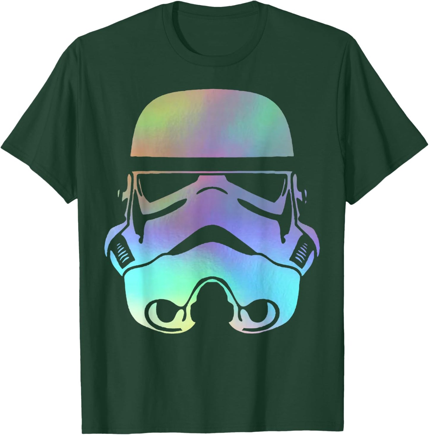 Star Wars Storm Trooper Neon Rainbow Graphic T-Shirt - T-Shirt | Forest