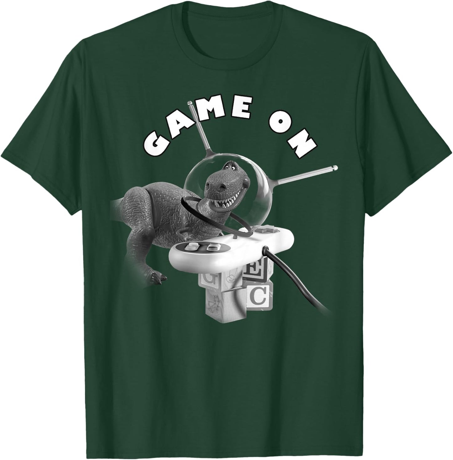 Disney Pixar Toy Story Rex Game On T-Shirt - T-Shirt | Forest