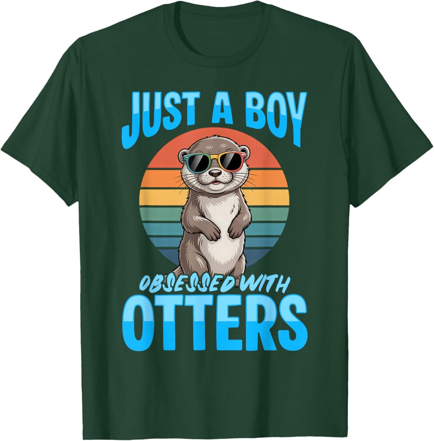 Funny Otter T-Shirt - T-Shirt | Forest