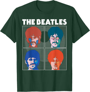 The Beatles - Pop Art Head Shots T-Shirt - T-Shirt | Forest