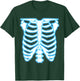 X-Ray Skeleton | Halloween Skeleton Rib Cage Costume T-Shirt - T-Shirt | Forest