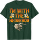 I'm With The Hedgehog Costume Funny Halloween Couple T-Shirt - T-Shirt | Forest