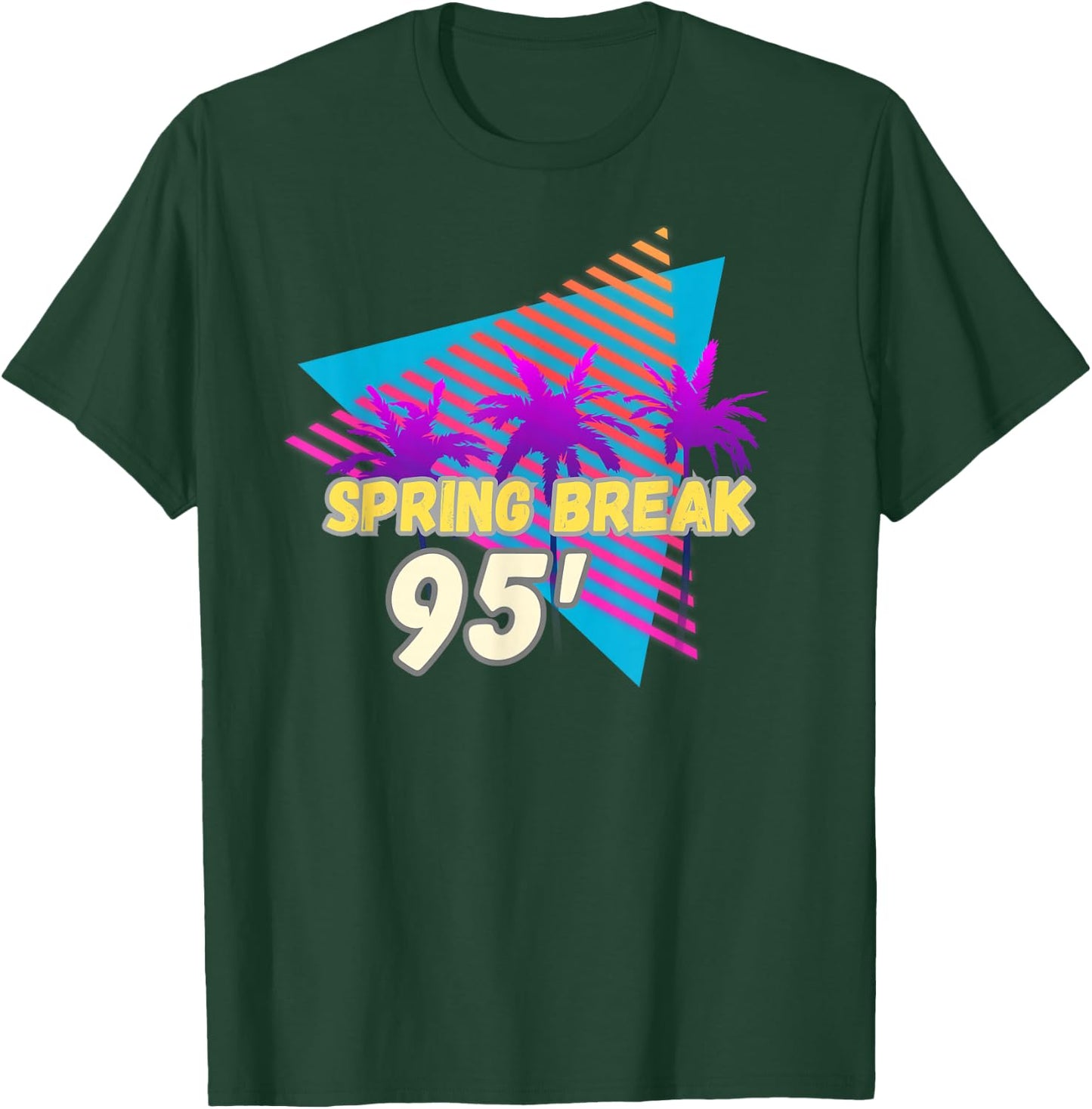 Spring Break 95 | 90s Beach Party Wear T-Shirt - T-Shirt | Forest