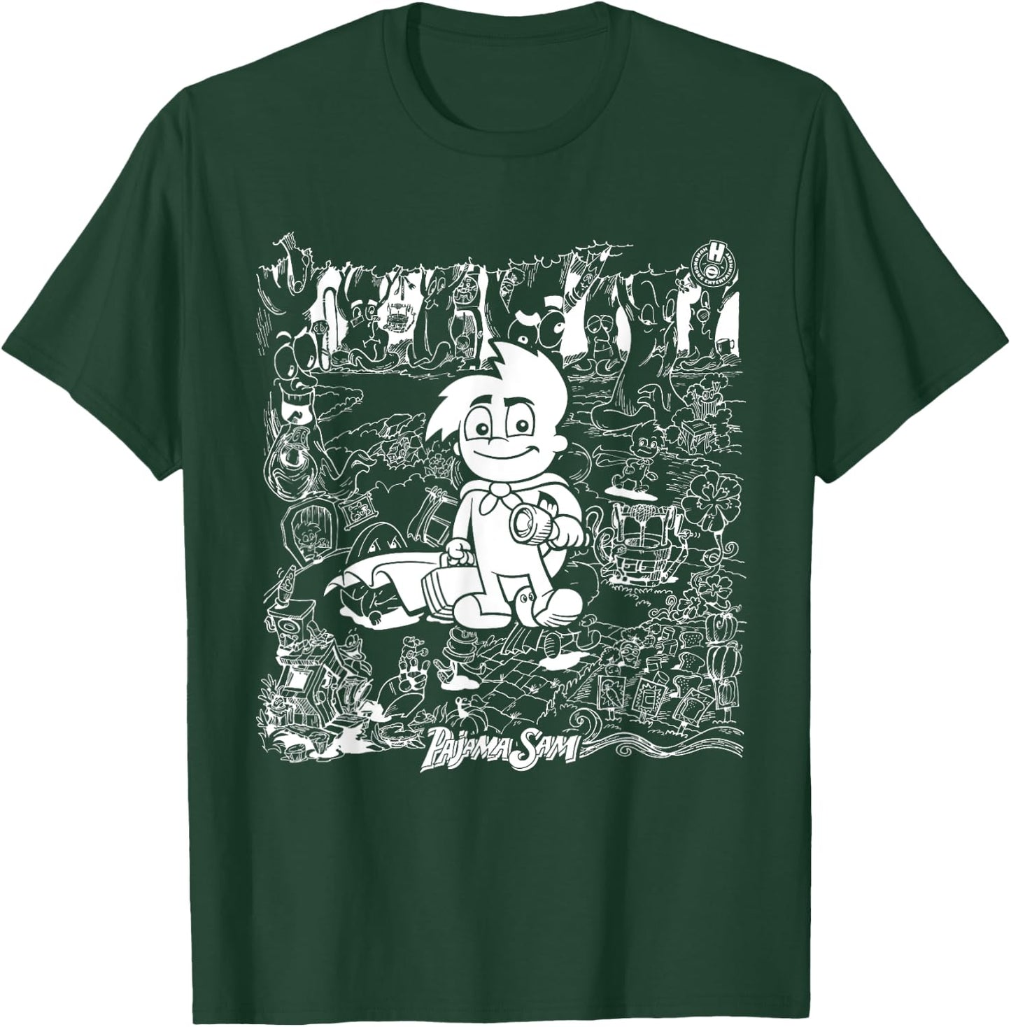 Humongous Entertainment: Pajama Sam Backgrounds T-Shirt - T-Shirt | Forest