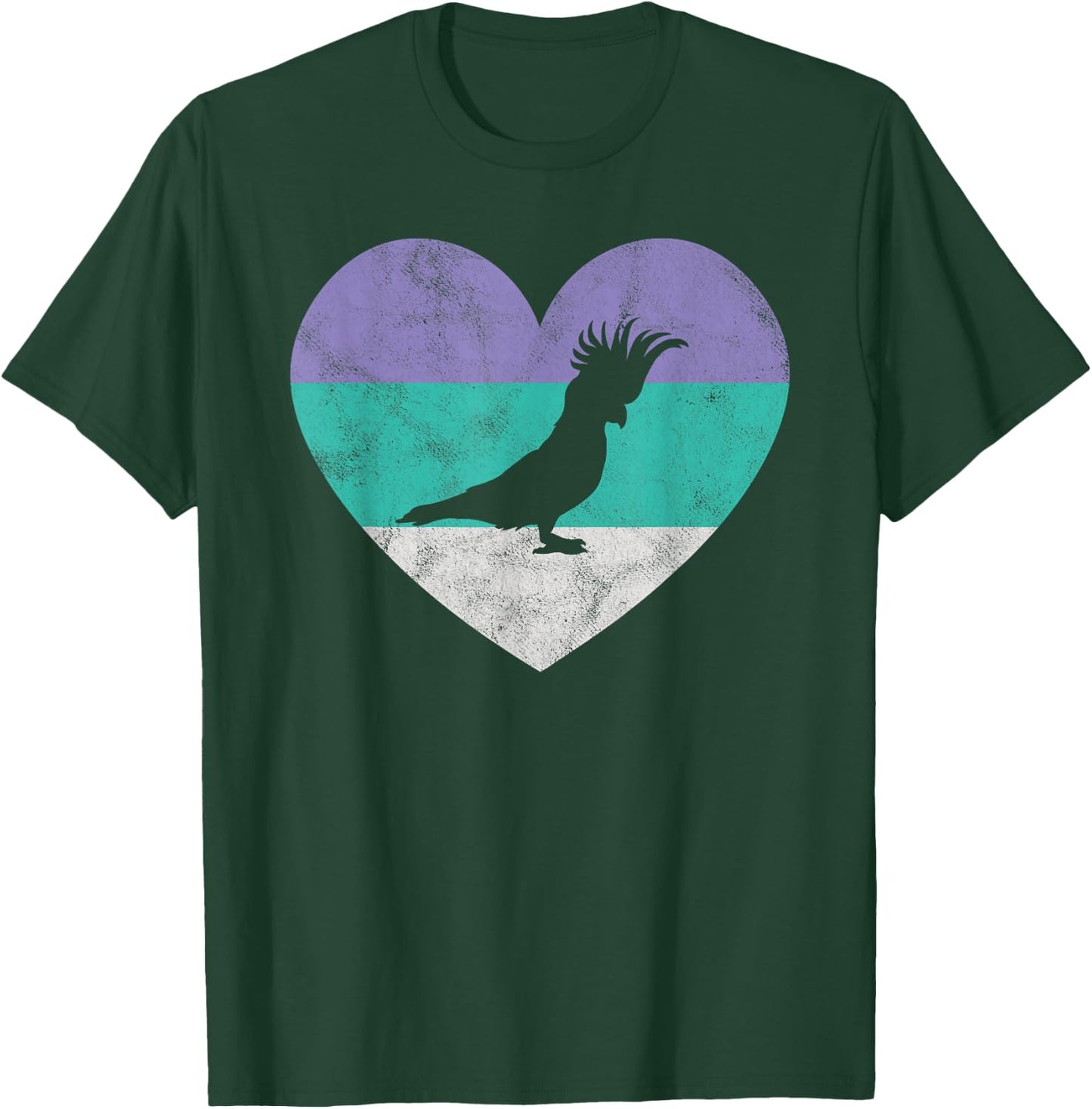 Cockatoo Gift Shirt & Girls Retro | White Cockatoo T-Shirt - T-Shirt | Forest
