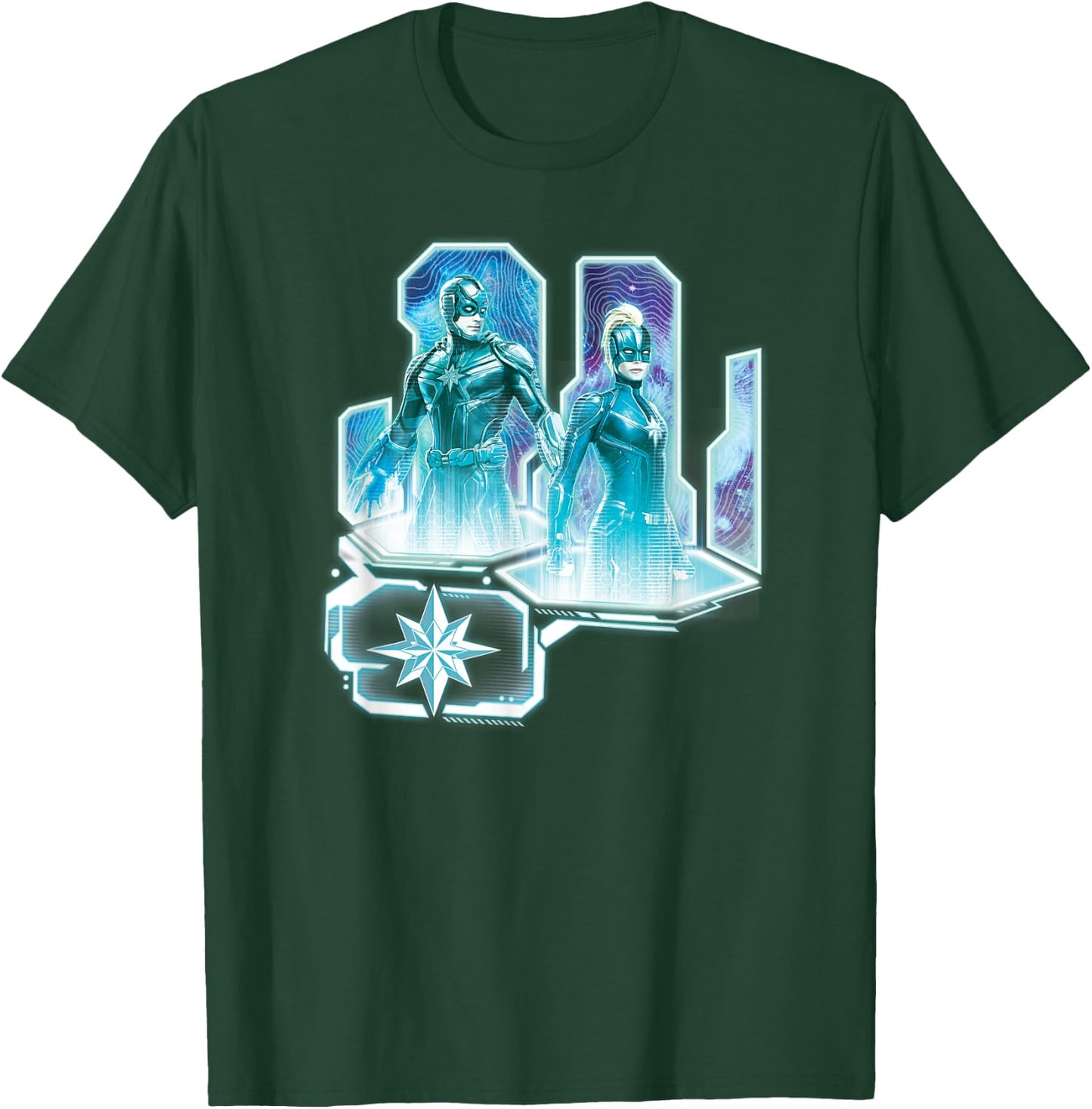 Marvel Captain Marvel Starforce Kree Warriors T-Shirt - T-Shirt | Forest