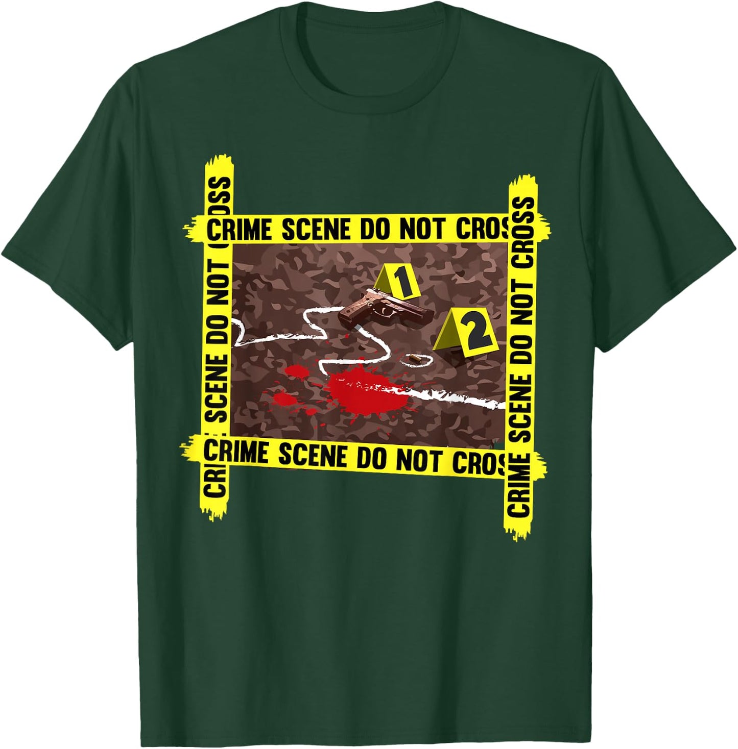Crime Scene Shirt T-Shirt - T-Shirt | Forest