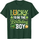 Kids Lucky To Be The Birthday Boy Leprechaun St Patricks Day Kids T-Shirt - T-Shirt | Forest