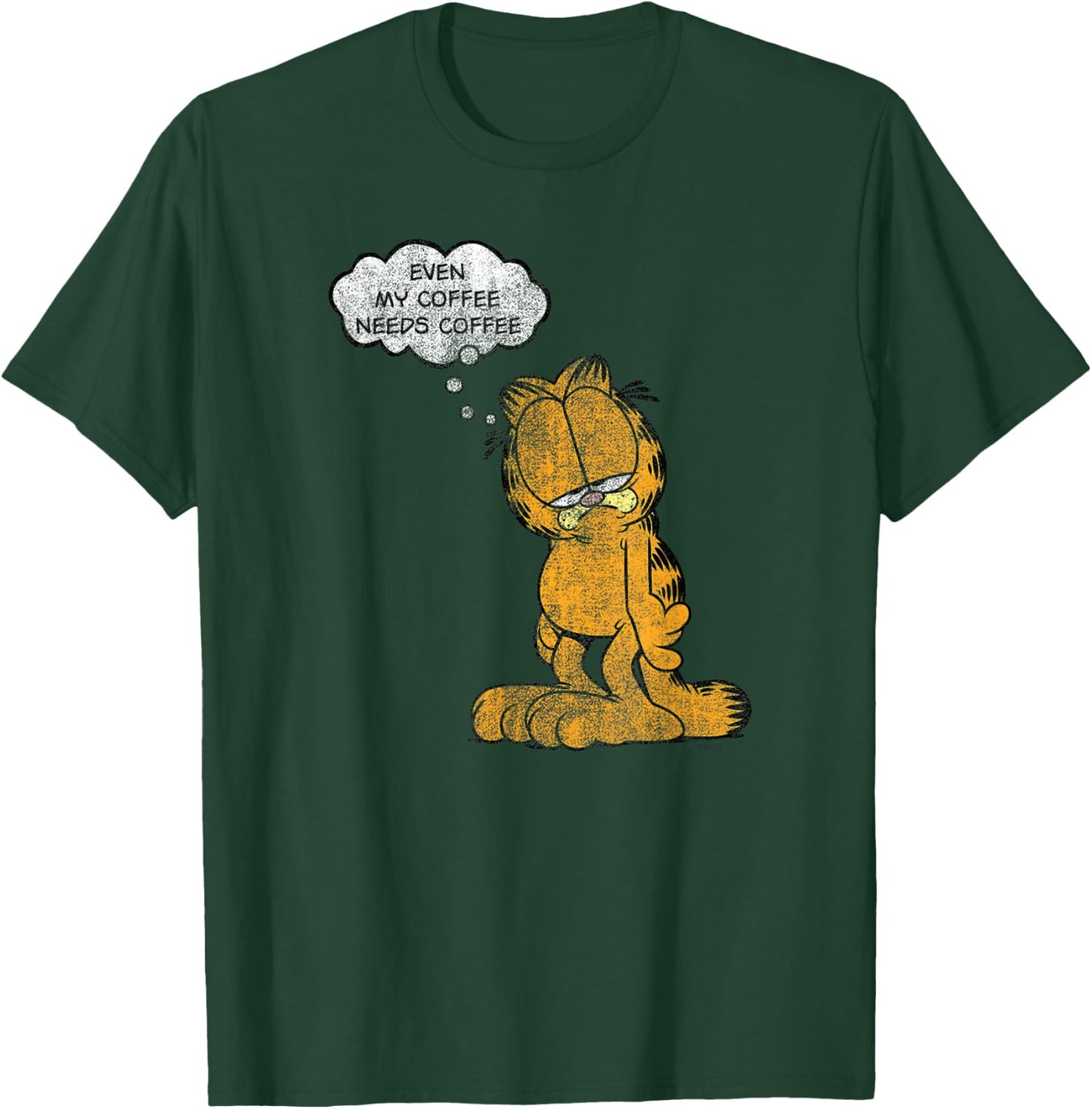 Garfield My Coffee Needs Coffee Cartoon Cat T-Shirt - T-Shirt | Forest