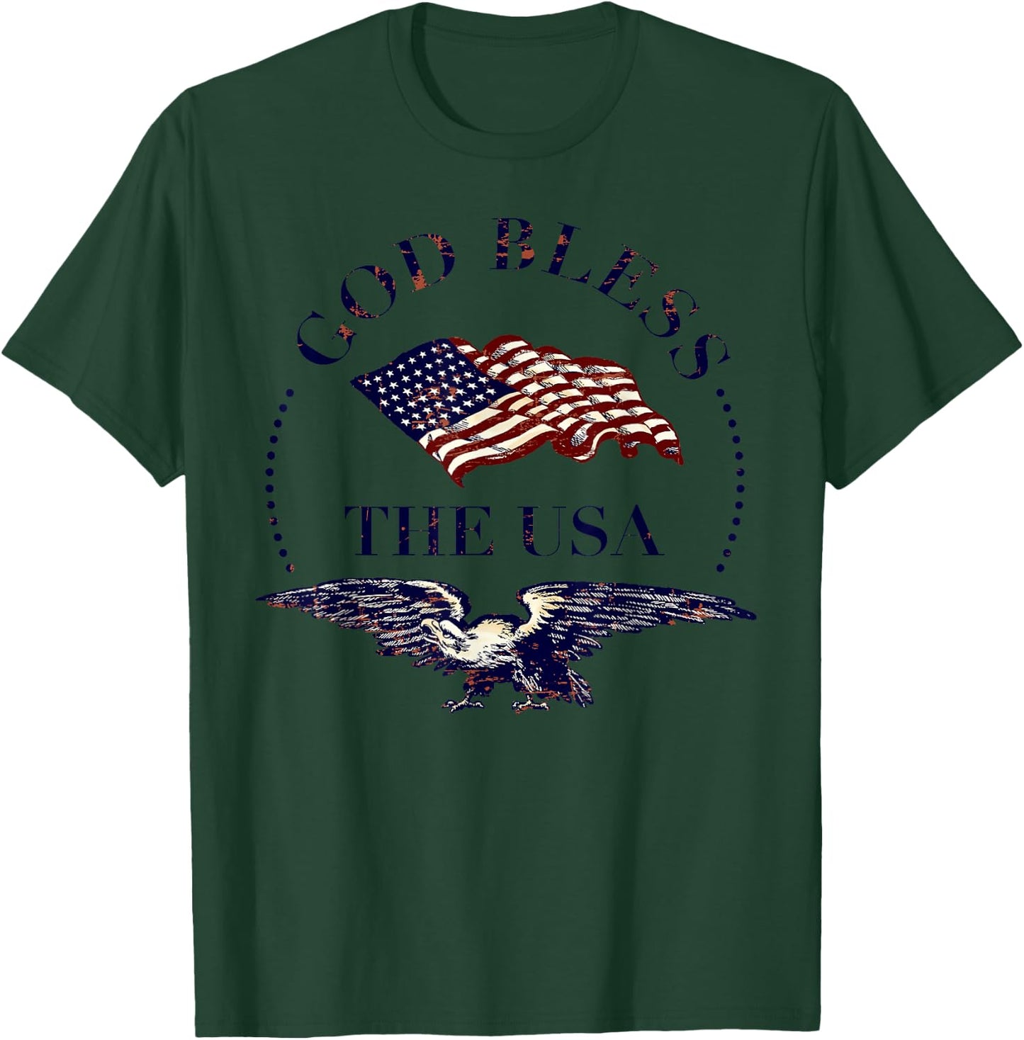 God Bless the USA T-Shirt - T-Shirt | Forest