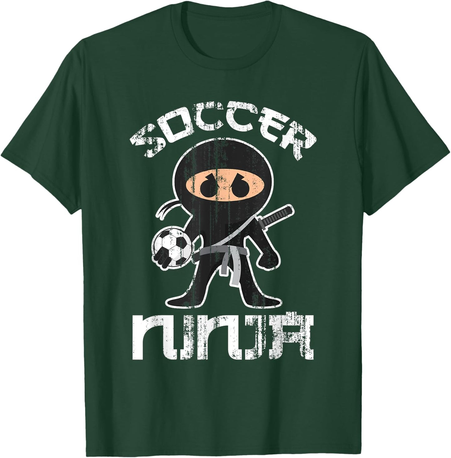 Soccer Ninja Shirt | Cute Class Football Lovers Gift T-Shirt - T-Shirt | Forest