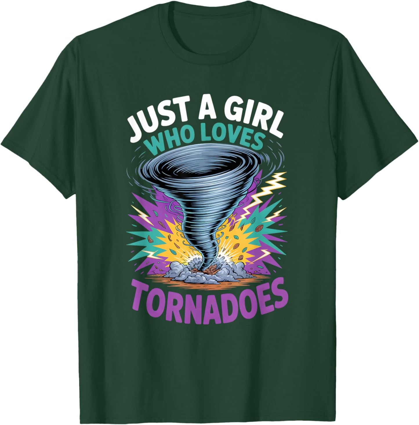 Girls Tornado T-Shirt - T-Shirt | Forest