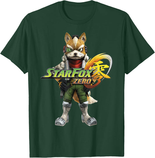 Nintendo Star Fox Zero Classic Fox Stance Graphic T-Shirt - T-Shirt | Forest