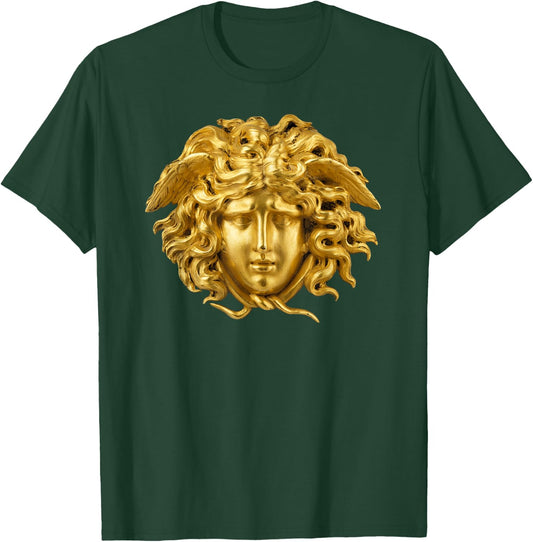 Medusa Head Snake Hair Greek mythology Monster T-Shirt - T-Shirt | Forest