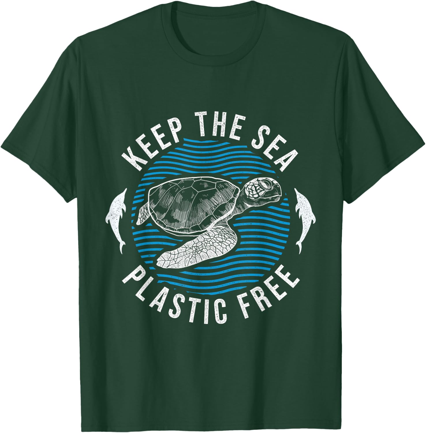 Climate Change Environment Keep Sea Plastic Free T-Shirt - T-Shirt | Forest
