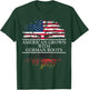 American Grown with German Roots T-Shirt - T-Shirt | Forest