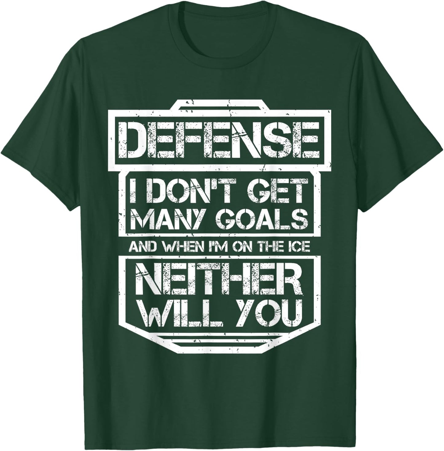 Ice Hockey Shirt Funny Sport Lover T-Shirt - T-Shirt | Forest