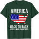 Funny USA T Shirt US Flag Patriodic 4th of July America T-Shirt - T-Shirt | Forest