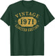 54th Birthday Women 54 Year old Men Funny 1971 54 Year Old T-Shirt - T-Shirt | Forest