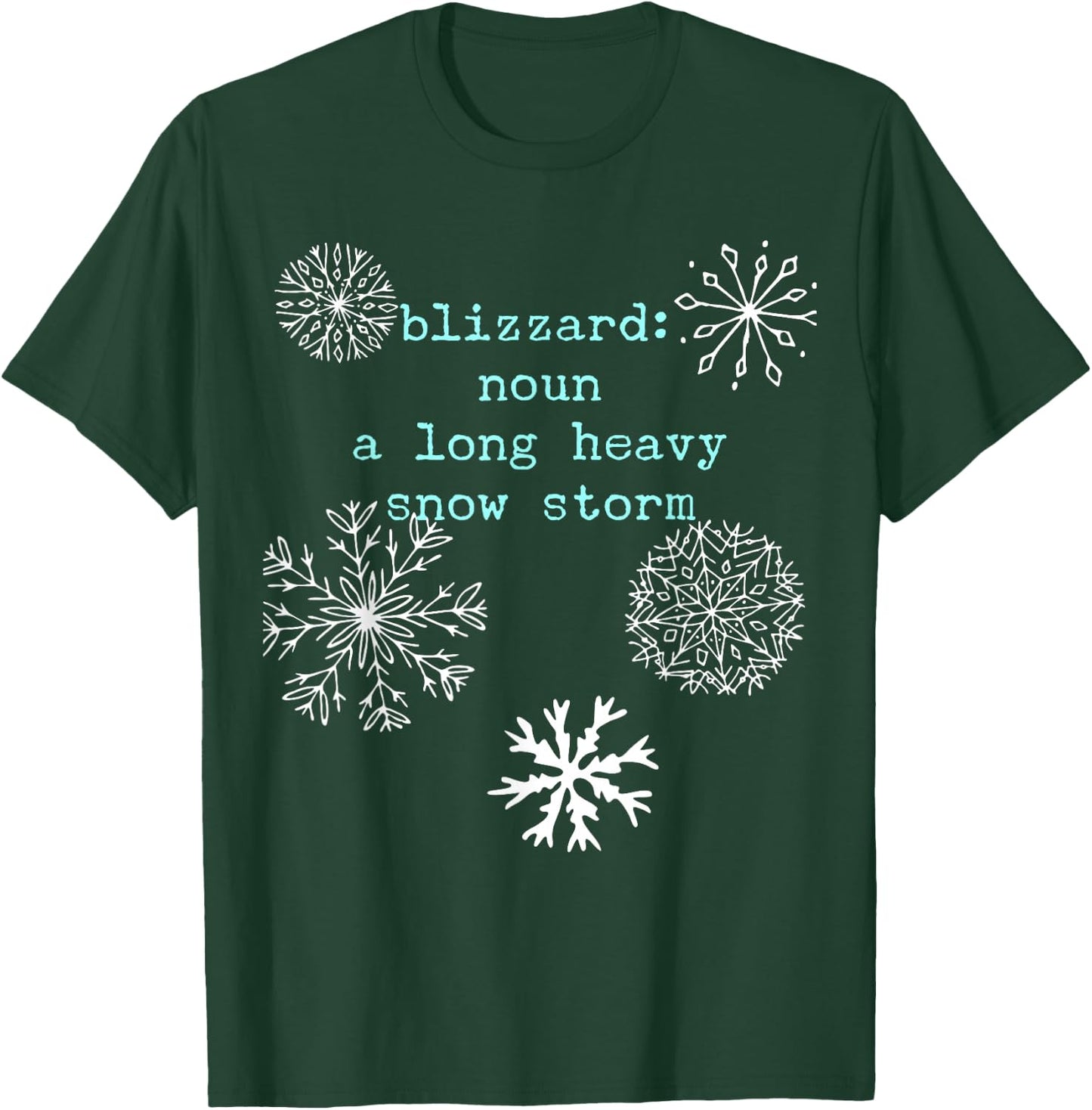 Blizzard Dictionary Definition Vocabulary Parade T-Shirt - T-Shirt | Forest