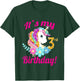 Its my 3rd birthday Unicorn Themed Party toddler girl outfit T-Shirt - T-Shirt | Forest
