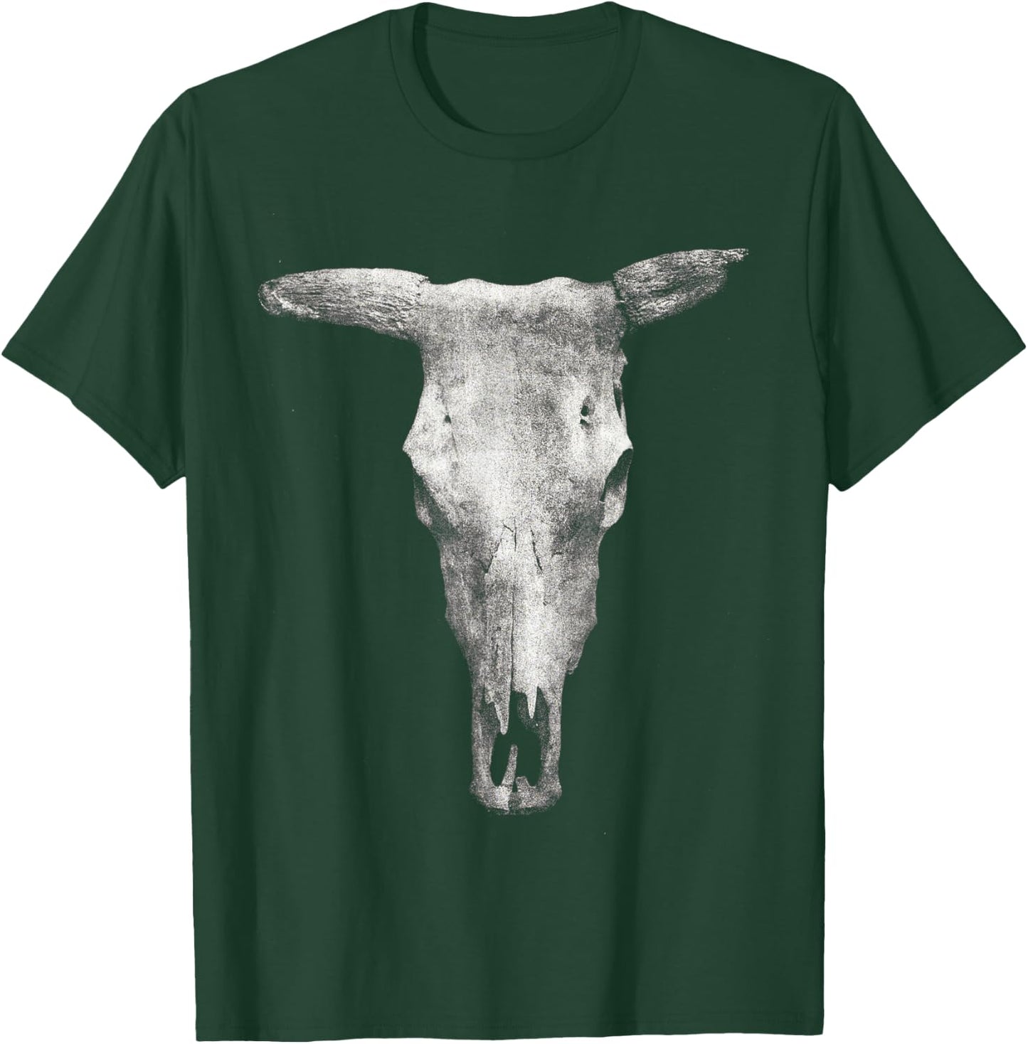 Cow Skull Western cowboy cowgirl Graphic T-Shirt - T-Shirt | Forest