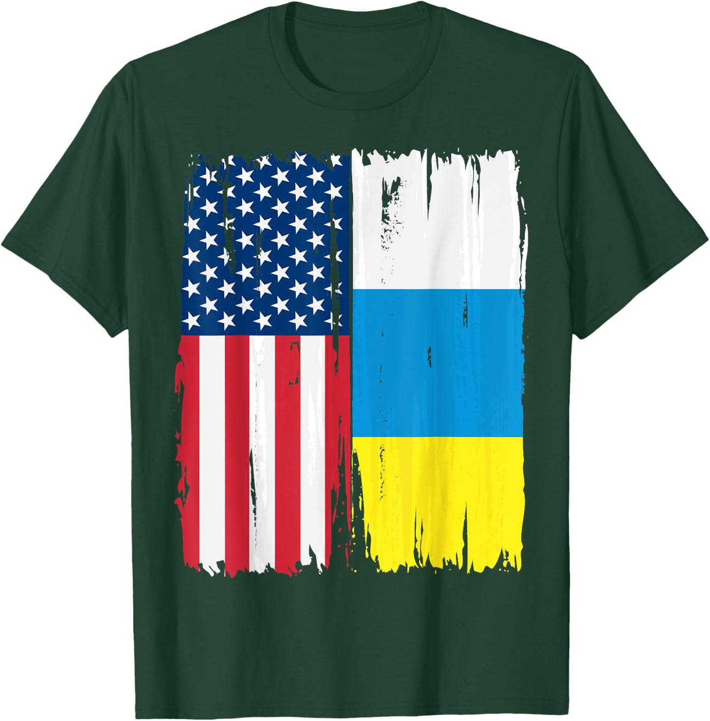 USA Canary Islands Flag T-Shirt - T-Shirt | Forest