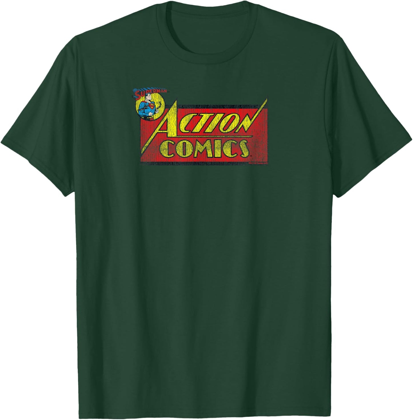 Superman Action Comics Logo T-Shirt - T-Shirt | Forest