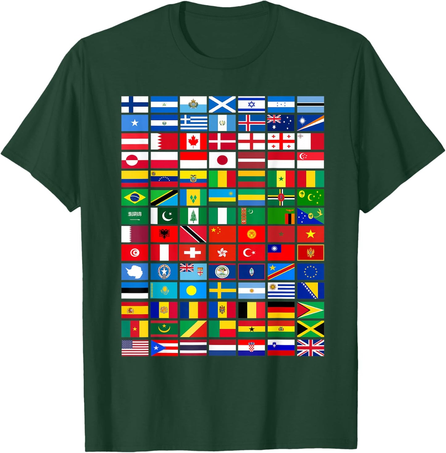 Flags of the Countries of the World, International T-Shirt - T-Shirt | Forest