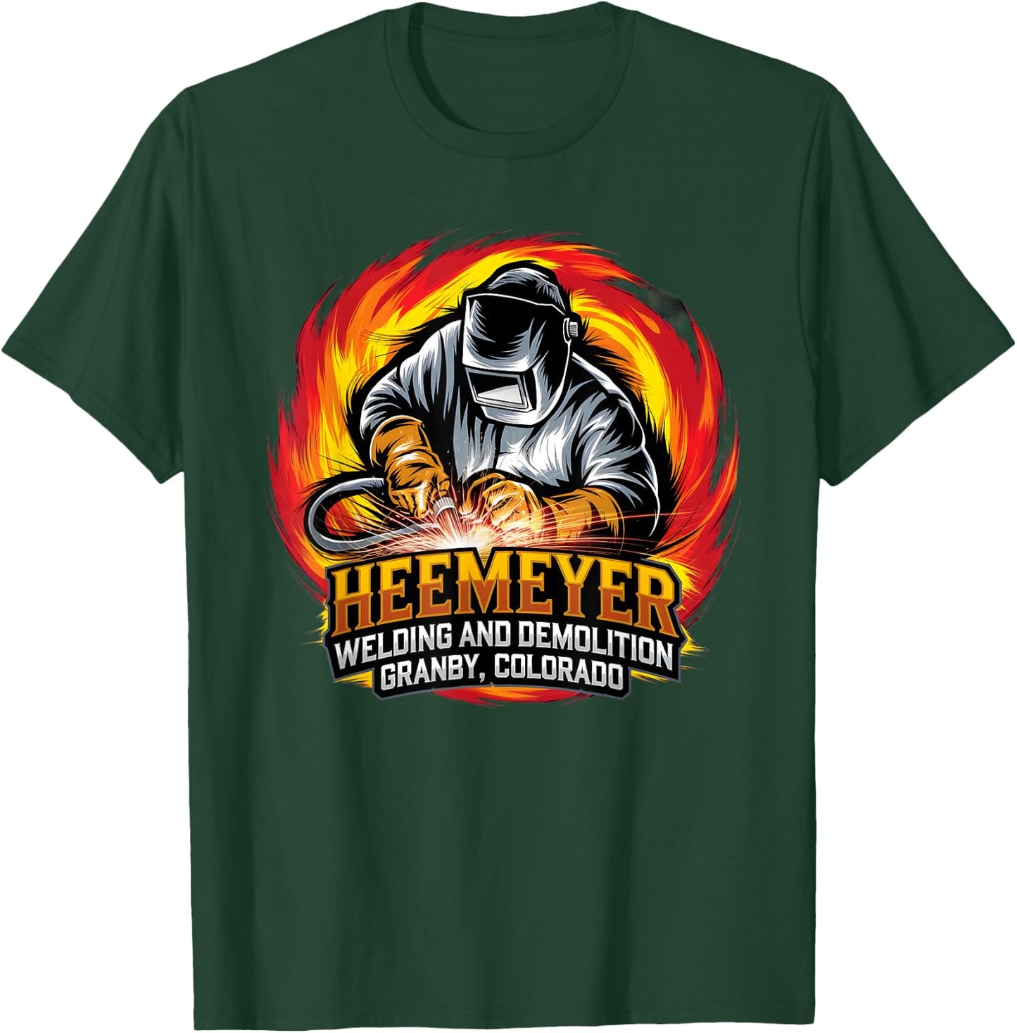 Heemeyer Welding And Demolition Grandby Colorado T-Shirt - T-Shirt | Forest