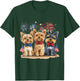 Happy 4th Of July Yorkshire Terrier Cute Dogs American Flag T-Shirt - T-Shirt | Forest