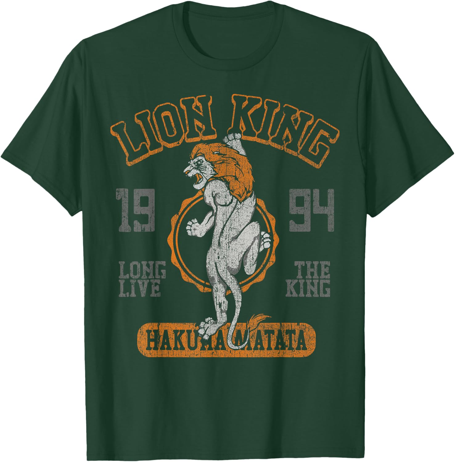 Disney Lion King Simba Varsity 1994 Poster Graphic T-Shirt - T-Shirt | Forest