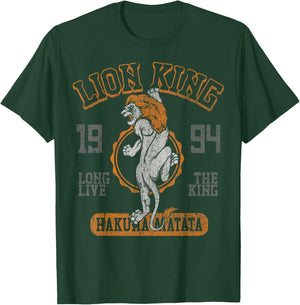 Disney Lion King Simba Varsity 1994 Poster Graphic T-Shirt - T-Shirt | Forest