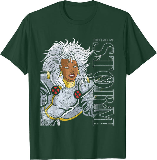 Marvel X-Men They Call Me Storm 90s Retro T-Shirt - T-Shirt | Forest