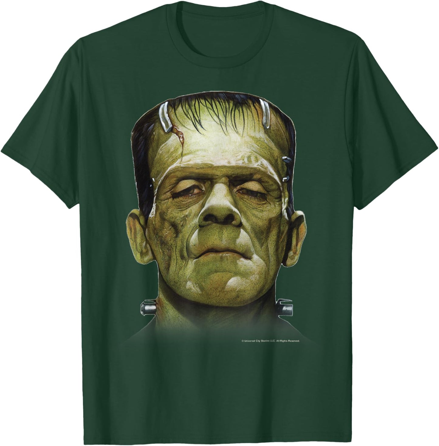 Universal Monsters Frankenstein Big Face T-Shirt - T-Shirt | Forest