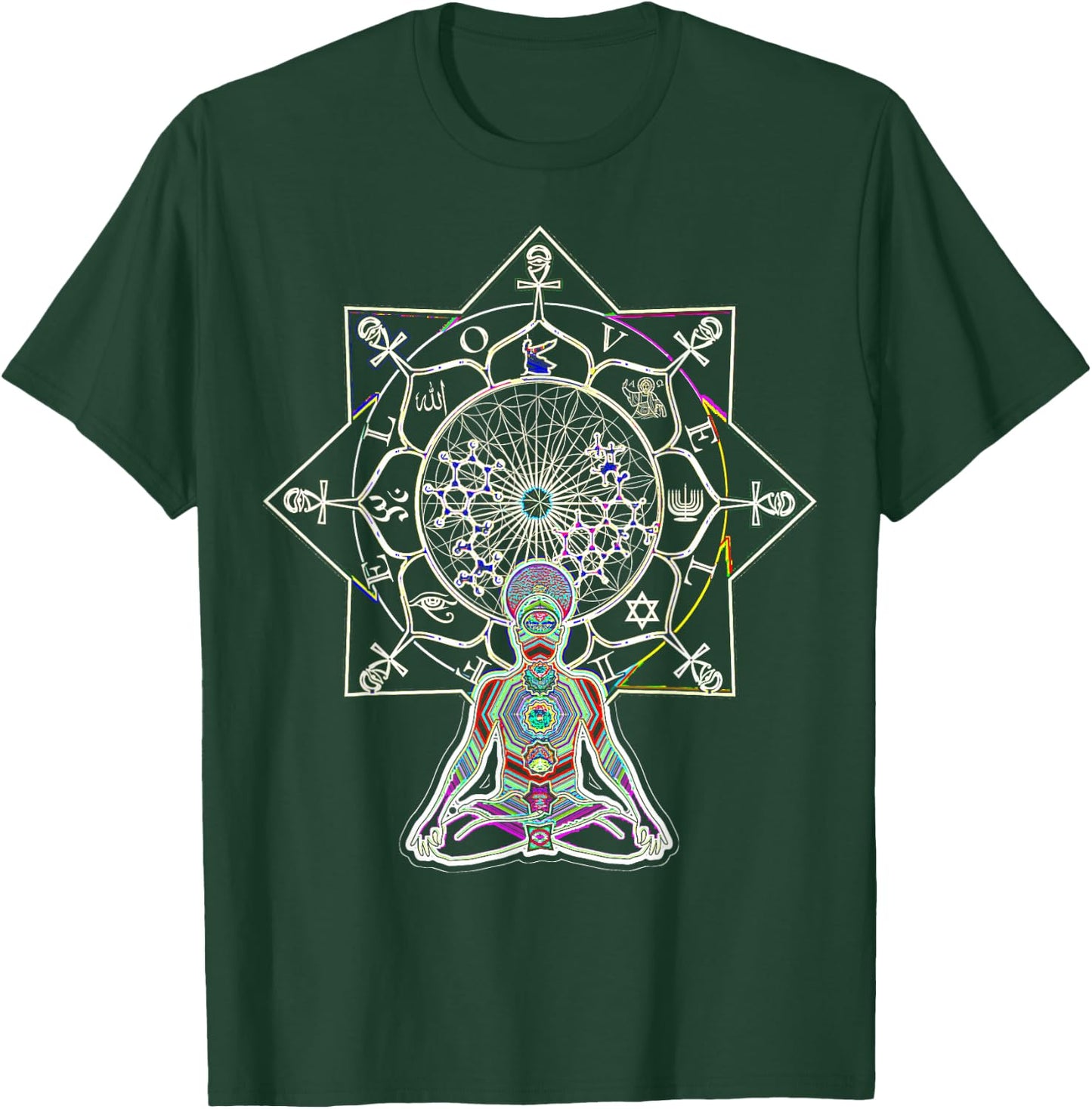 Awakening Psychedelic Inspiration T-Shirt - T-Shirt | Forest