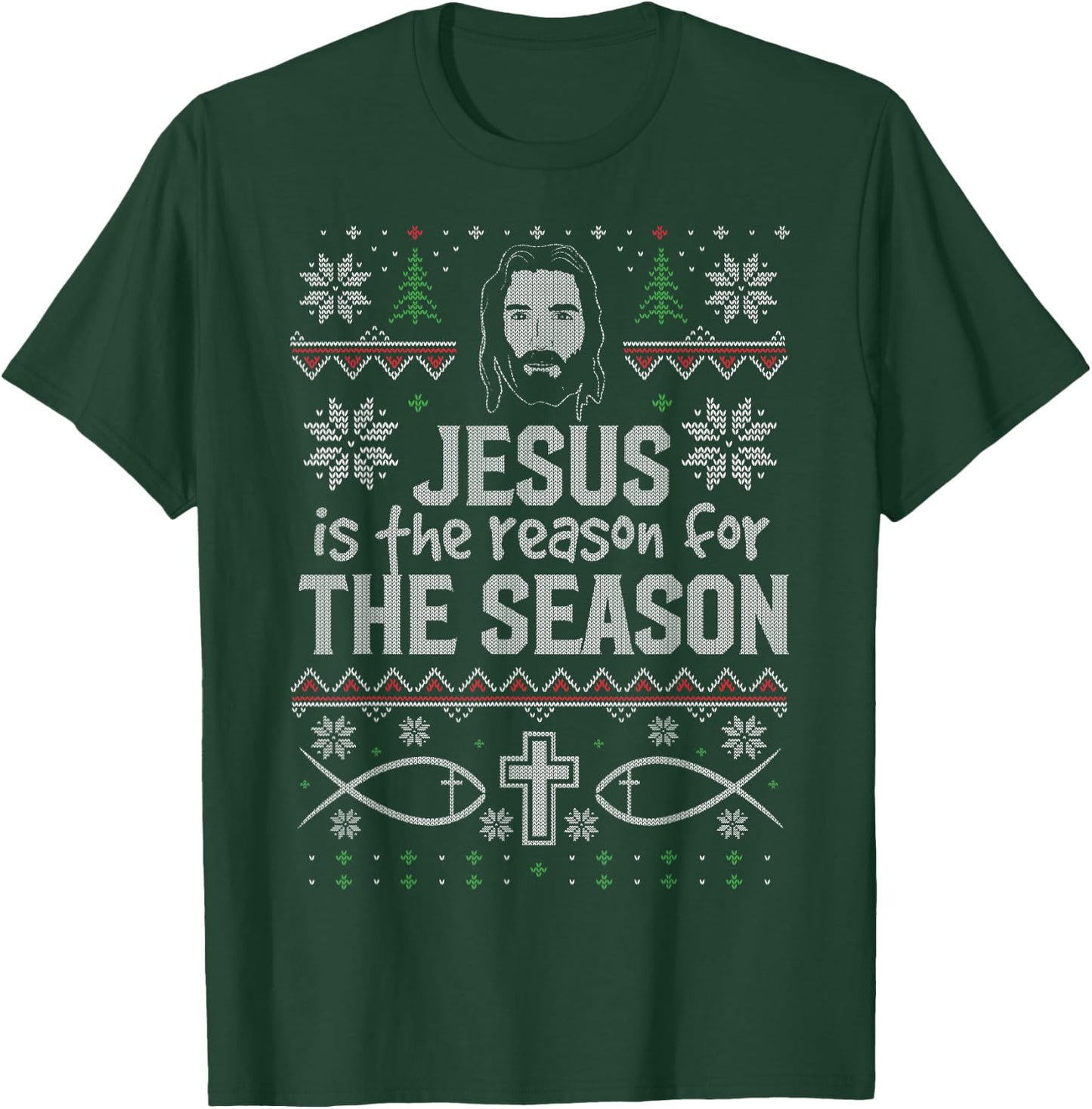 Jesus is the Reason for the Season - Christmas T-Shirt - T-Shirt | Forest