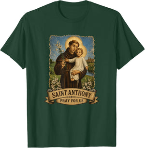 Saint Anthony of Padua T-Shirt - T-Shirt | Forest