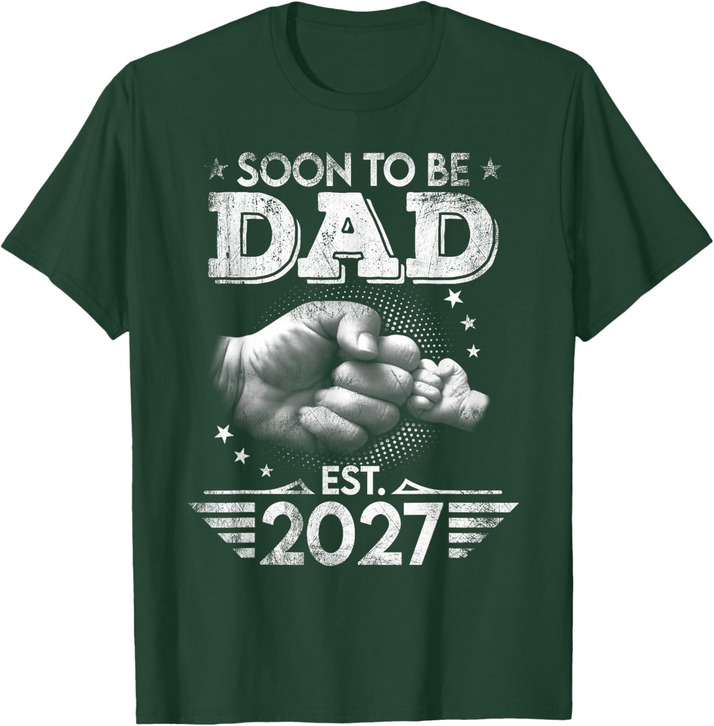Dad est 2027 Loading Future New Daddy T-Shirt - T-Shirt | Forest